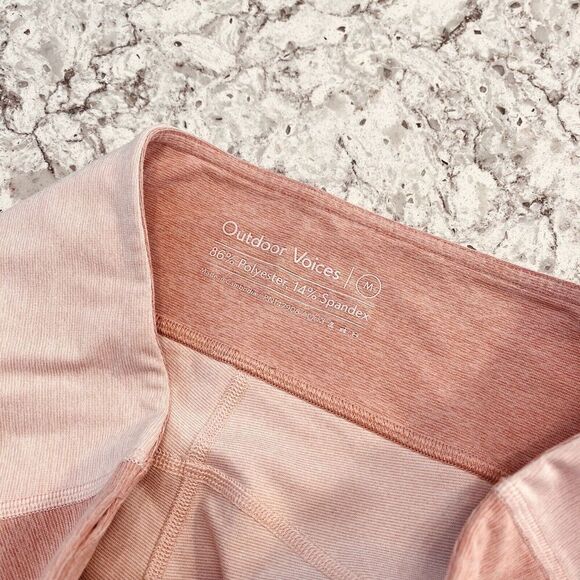 Outdoor Voices Pink and White Leggings - Picture 9 of 11